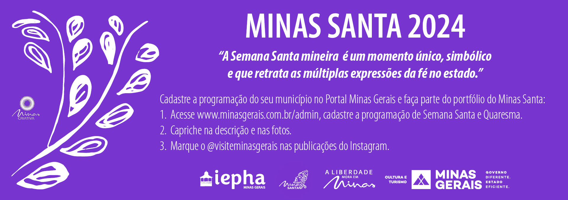 Banner Site Minas Santa Cadastro Convite 1a